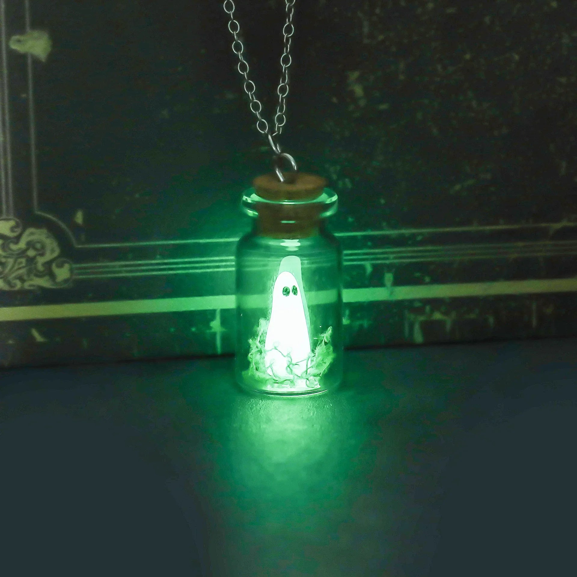 Mini Glow-in-the-Dark Ghost Jar