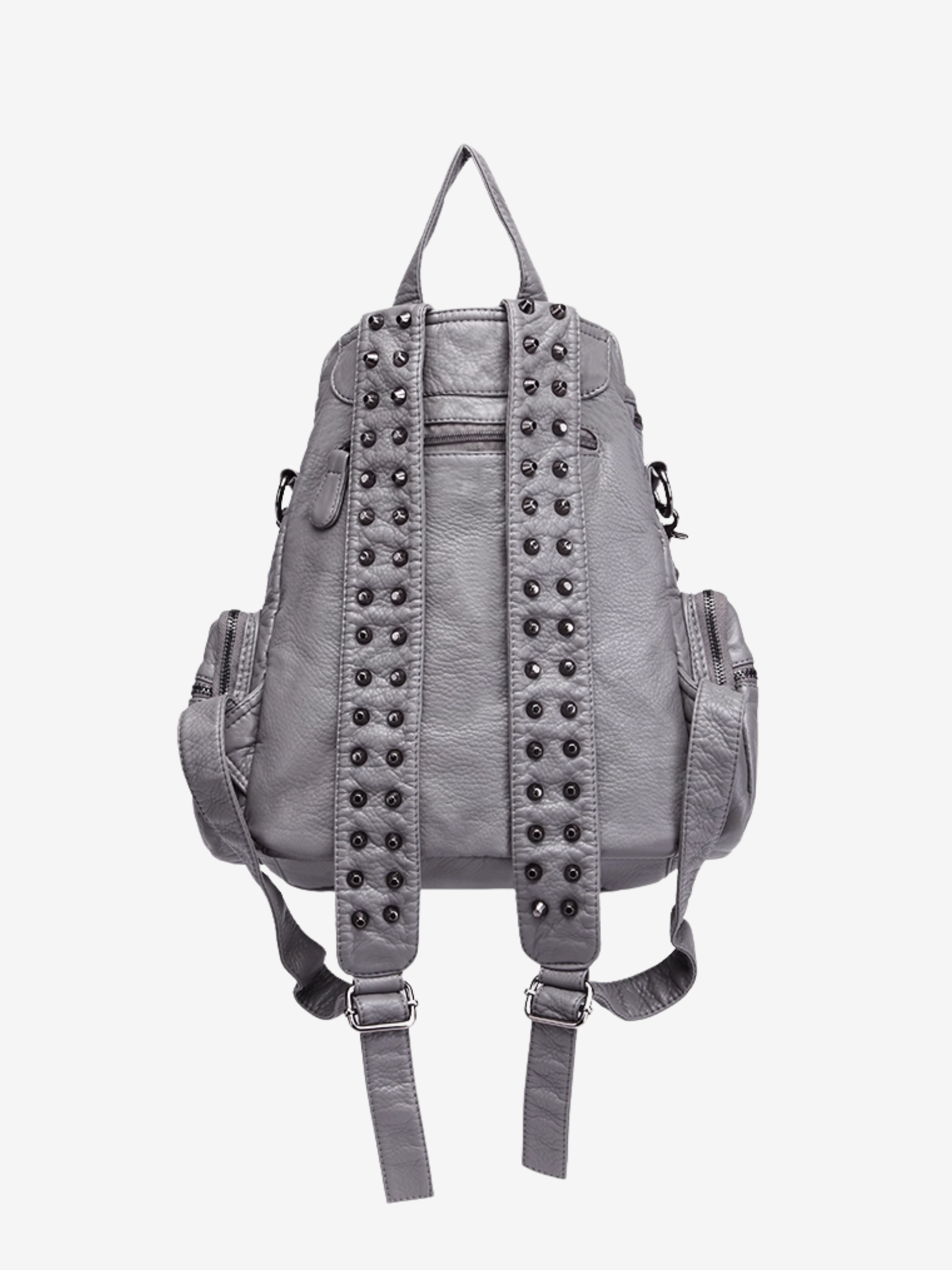 Studded Leather Backpack