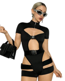 Strapped Cut-Out Bodysuit