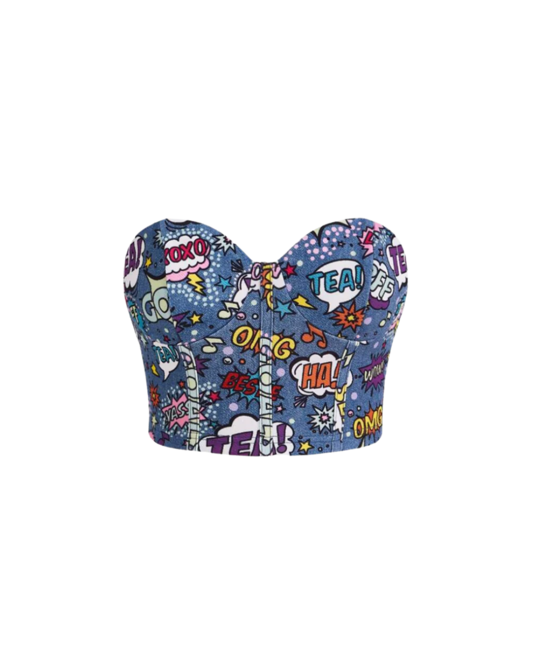 Pop Art Corset Top