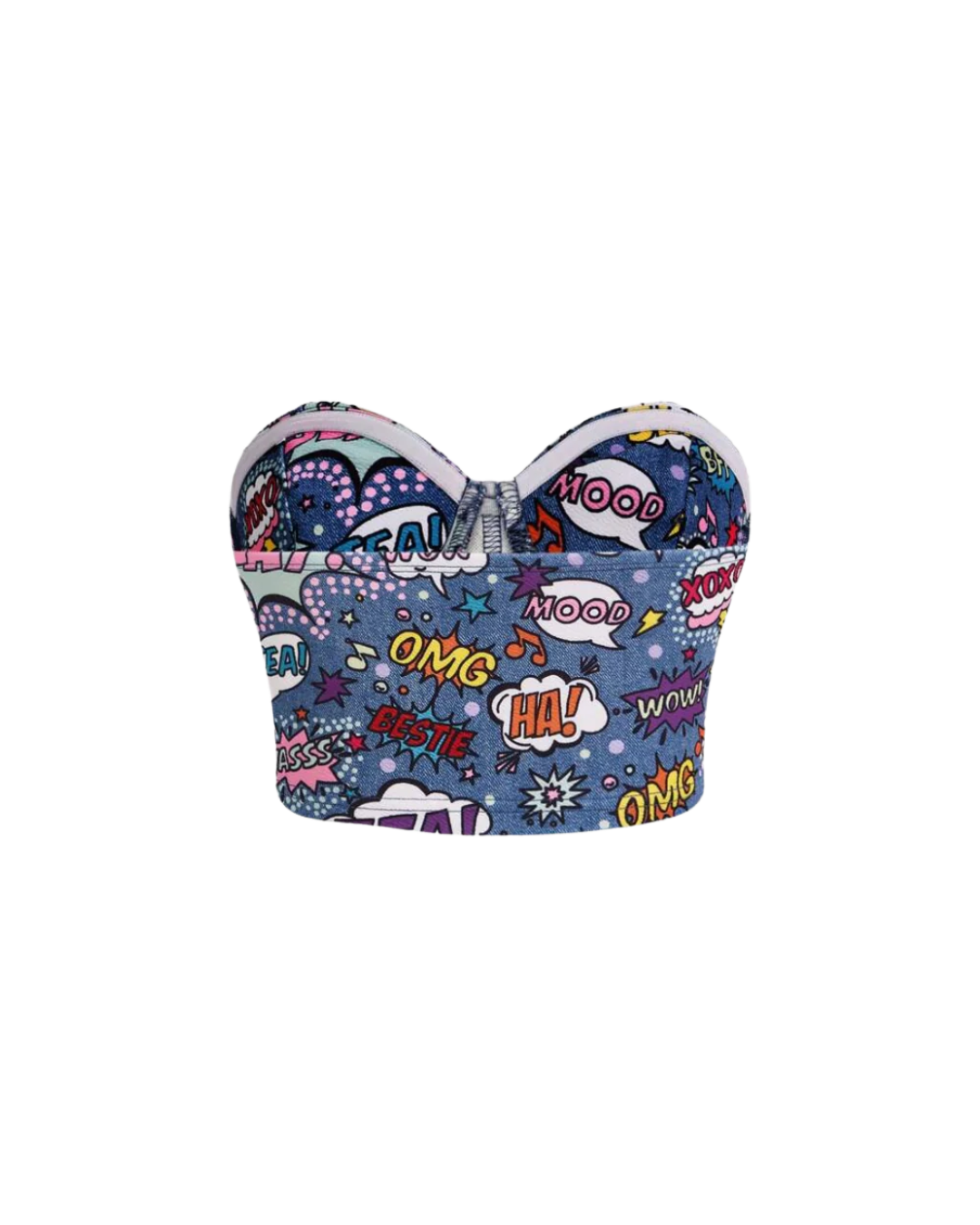 Pop Art Corset Top