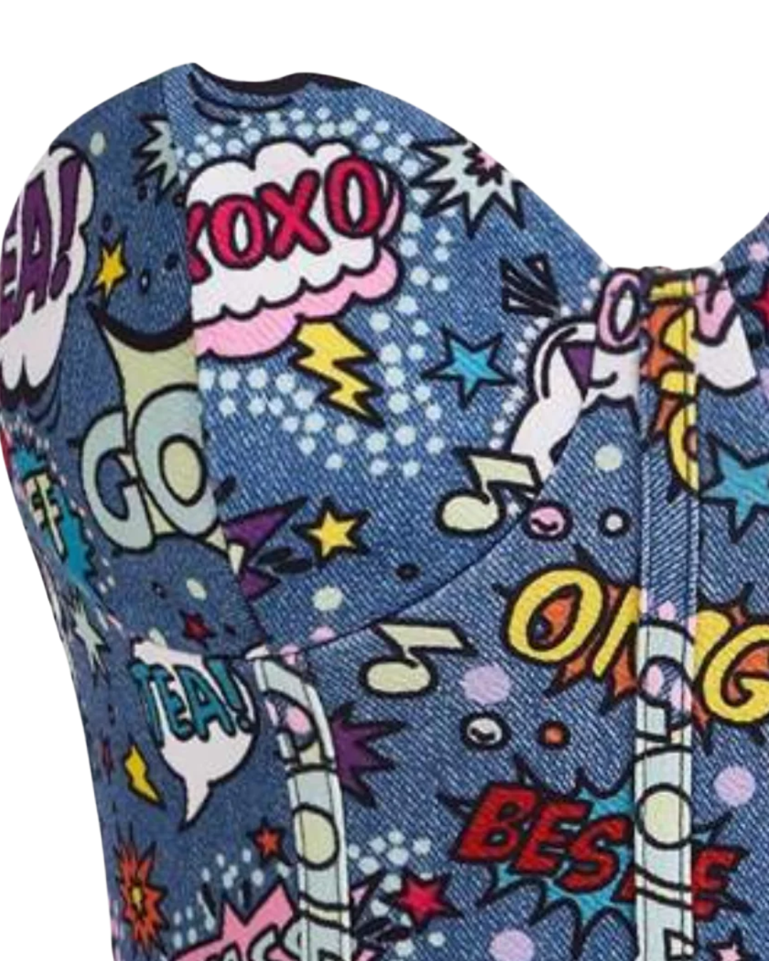 Pop Art Corset Top