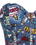 Pop Art Corset Top