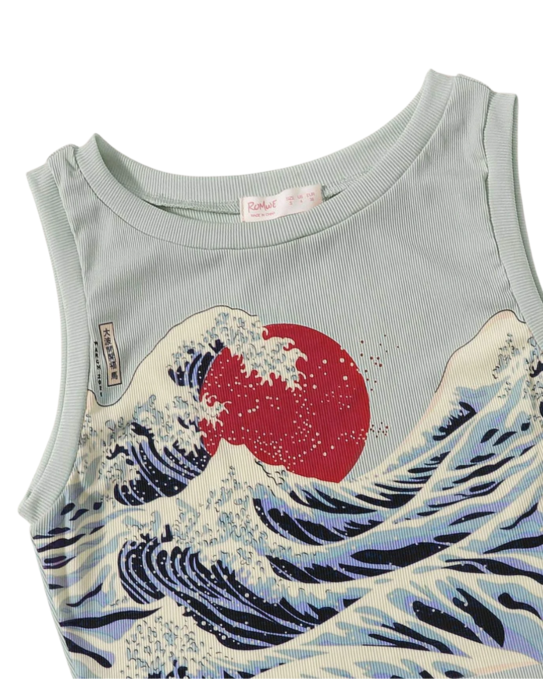 Great Wave Crop Top