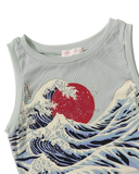 Great Wave Crop Top