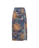 Boho Sun & Moon Skirt