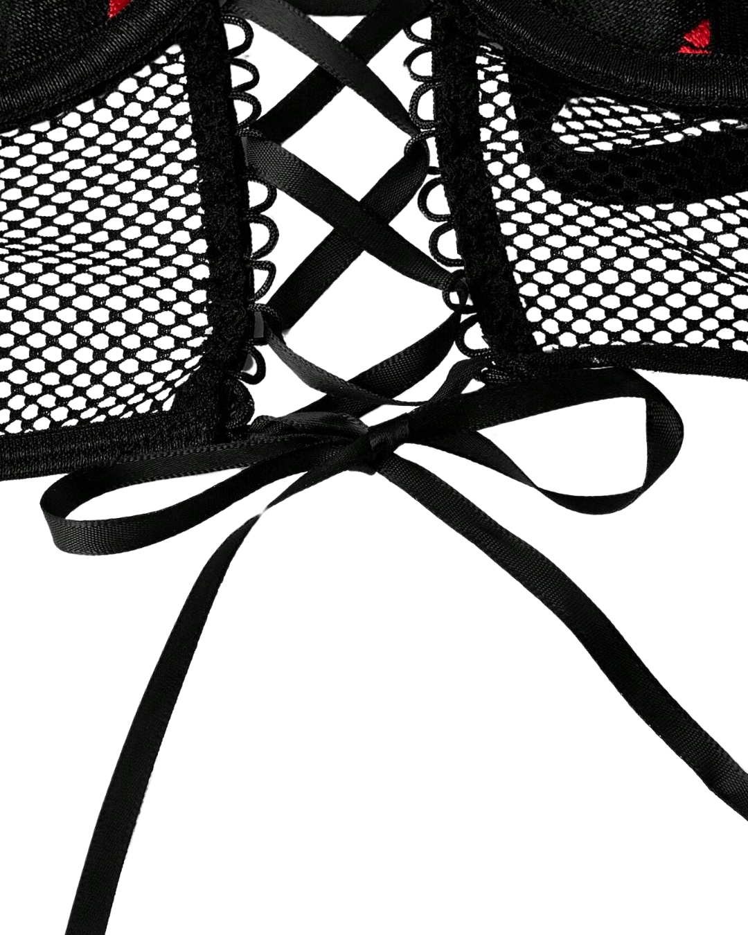 Red Rose Lingerie Set