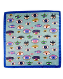 Eye Print Satin Scarf