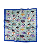 Eye Print Satin Scarf