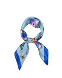 Eye Print Satin Scarf