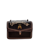 Bee Black Metal Chained Handbag