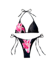 Floral Print Triangle Bikini Set
