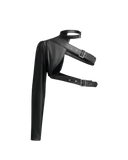 Asymmetrical short jacket