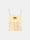 Red Bow & Heart Top