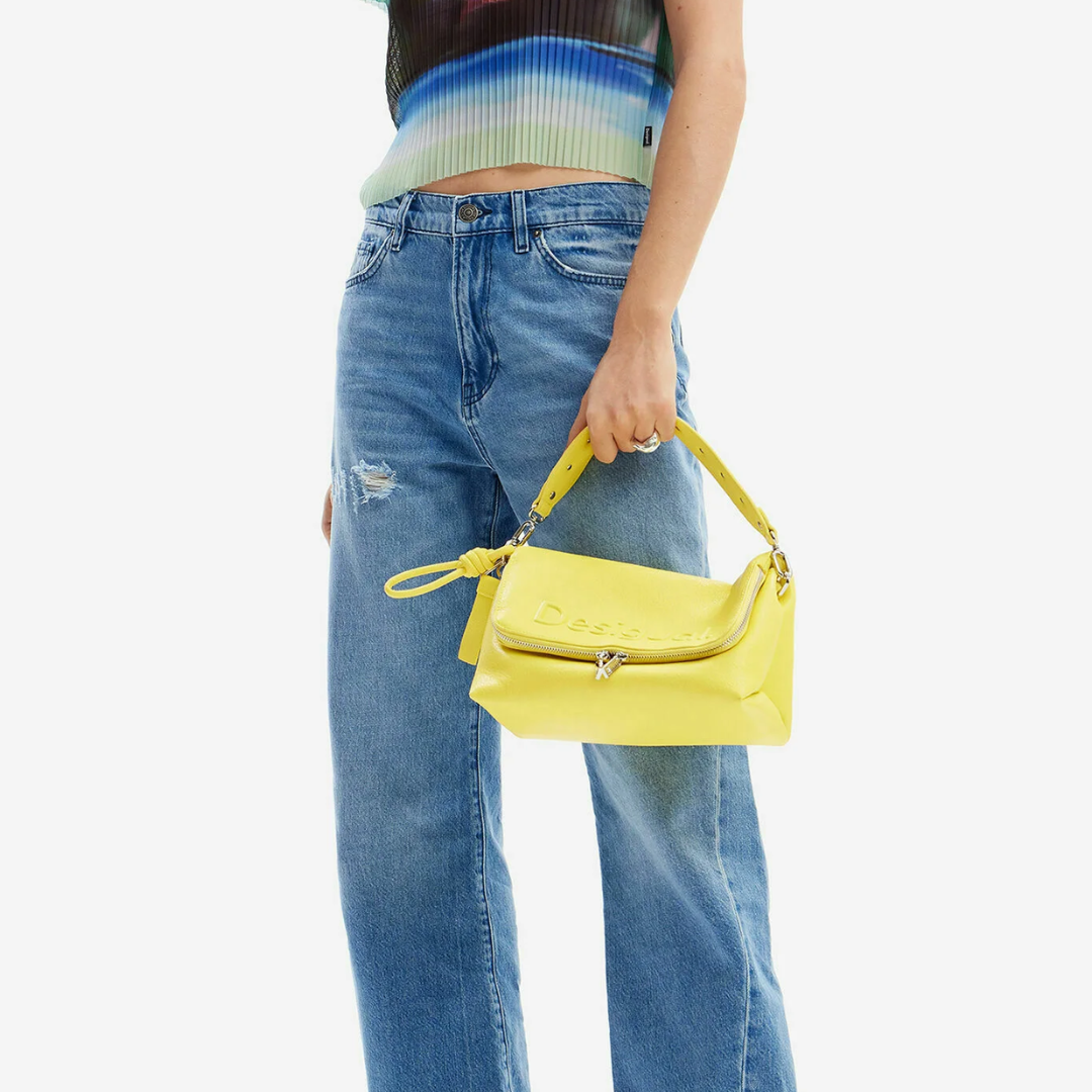 Desigual Yellow Shoulder Bag
