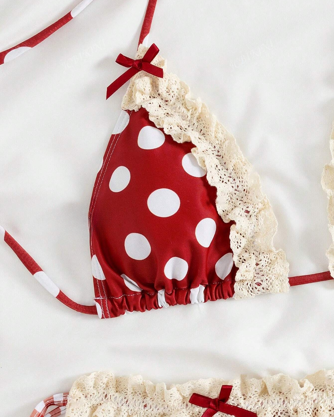 Polka Lace Bikin