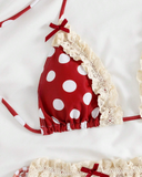 Polka Lace Bikin