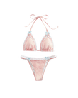 Pastel Lace Trim Bikini
