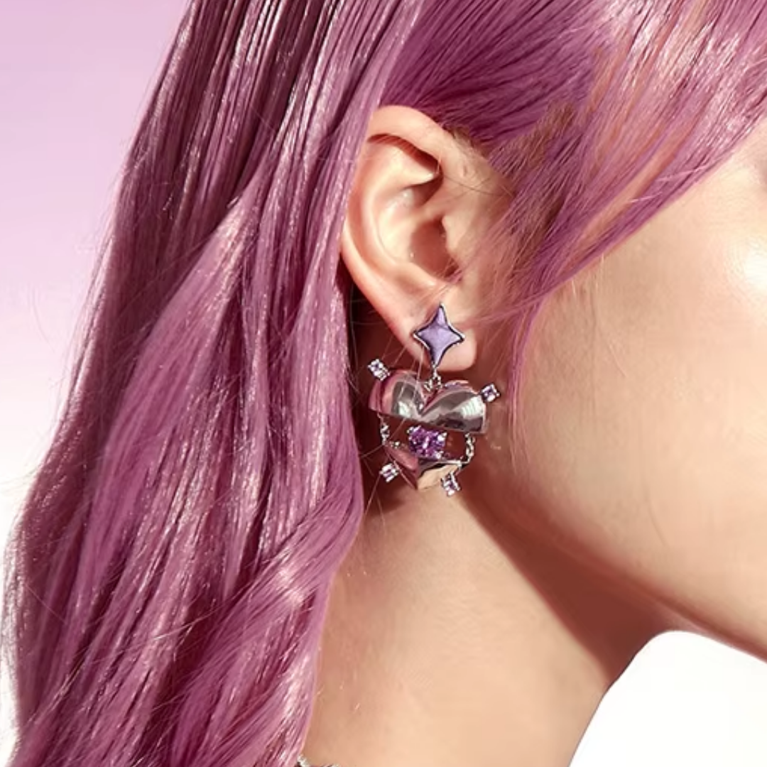 Heart Drop Earrings