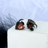 Ghost Hand Heart Earrings