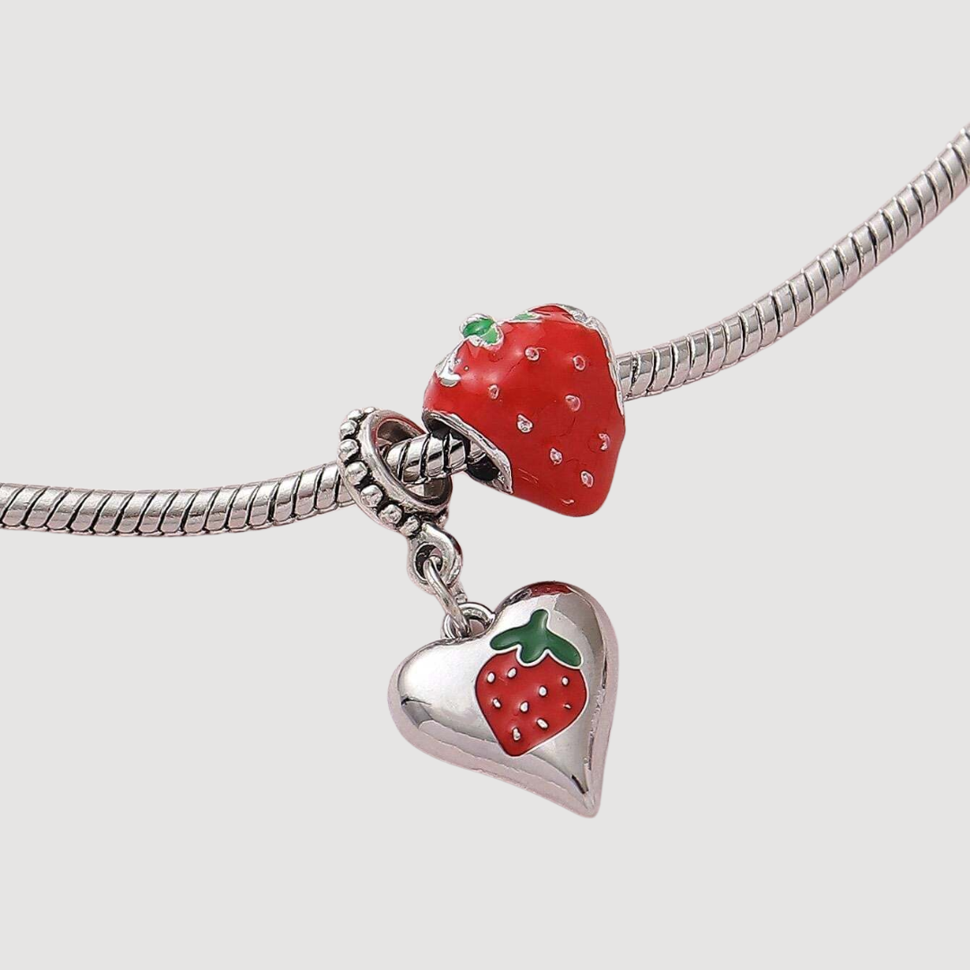 Strawberry Charm Bracelet