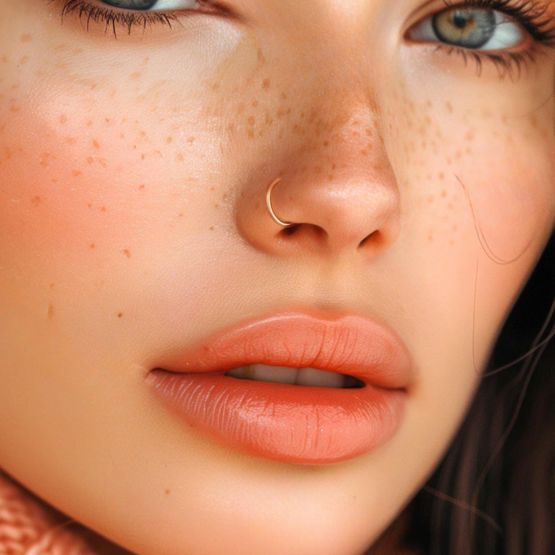 Fake Nose Ring Set