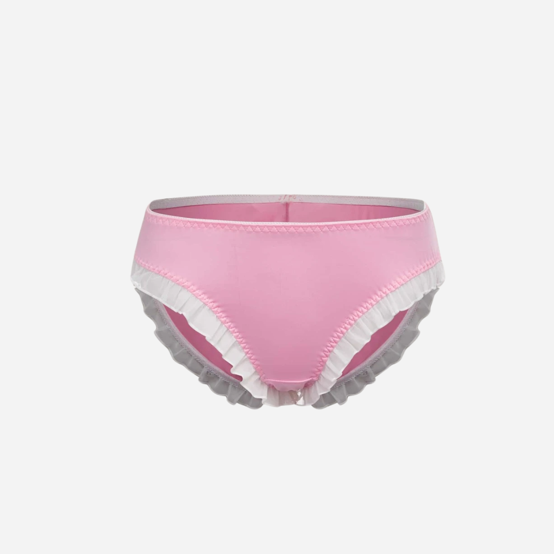 Heart Cut-Out Frill Panty