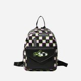 Beetlejuice Checkered Backpack