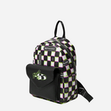 Beetlejuice Checkered Backpack