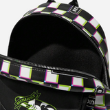 Beetlejuice Checkered Backpack