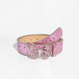 Sparkly Rhinestone Buckle Belt
