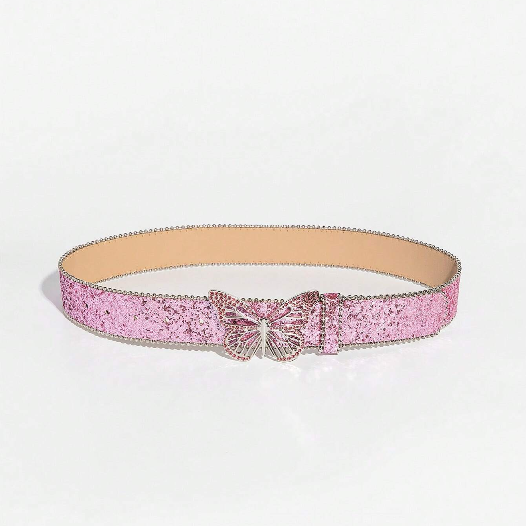 Sparkly Rhinestone Buckle Belt