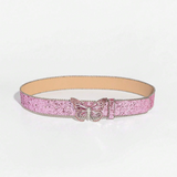 Sparkly Rhinestone Buckle Belt