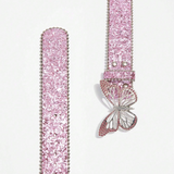 Sparkly Rhinestone Buckle Belt