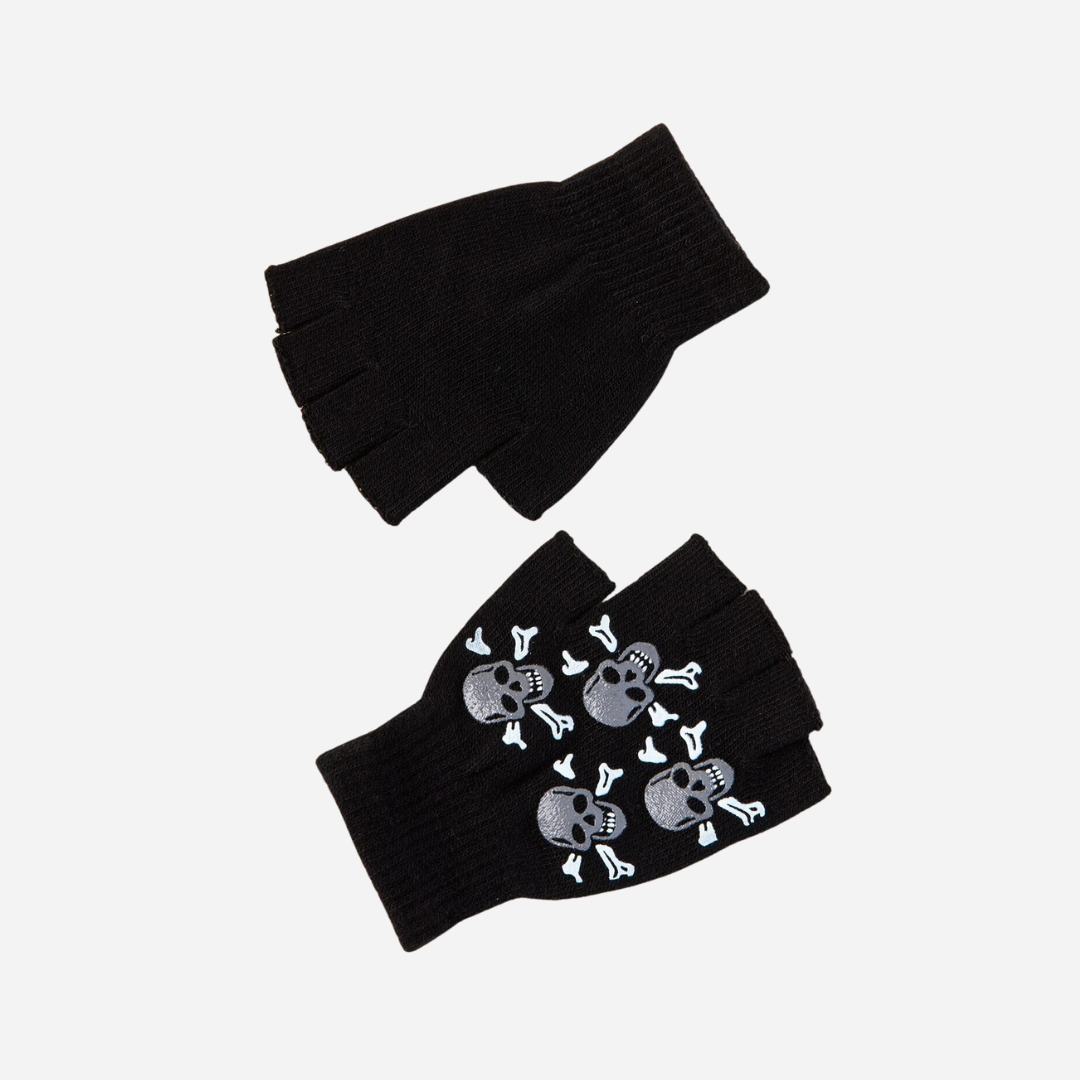 Skeleton Fingerless Gloves
