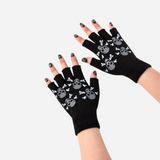 Skeleton Fingerless Gloves