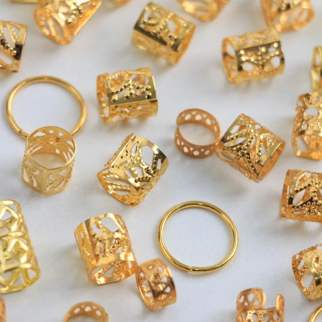 40pcs Hair Rings