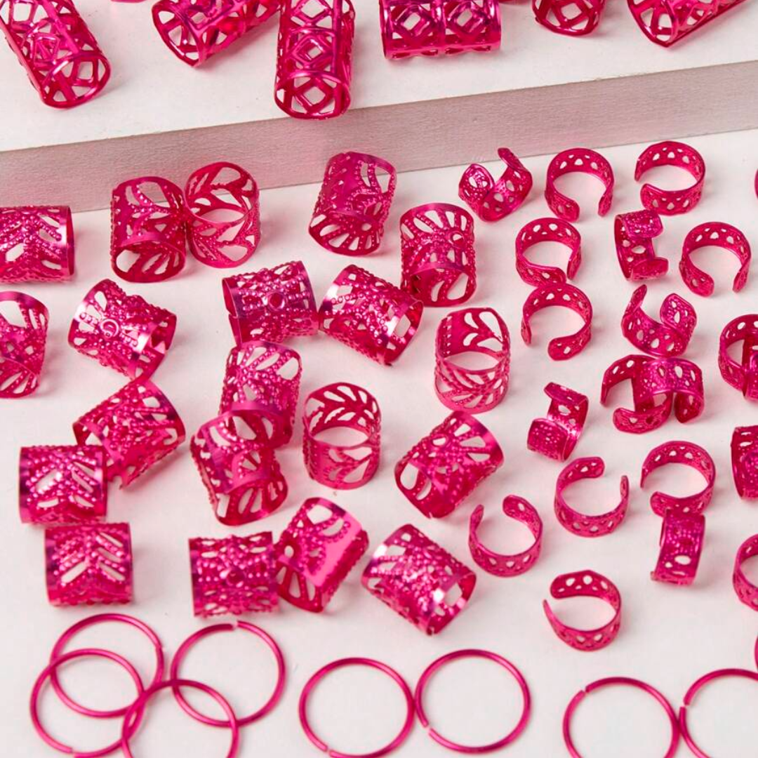 40pcs Hair Rings