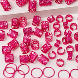 40pcs Hair Rings