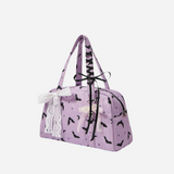 Corduroy Bat Print Handbag