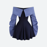 College-Style Mini Dress