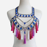 Festival Tribal Tassel Body Chain.