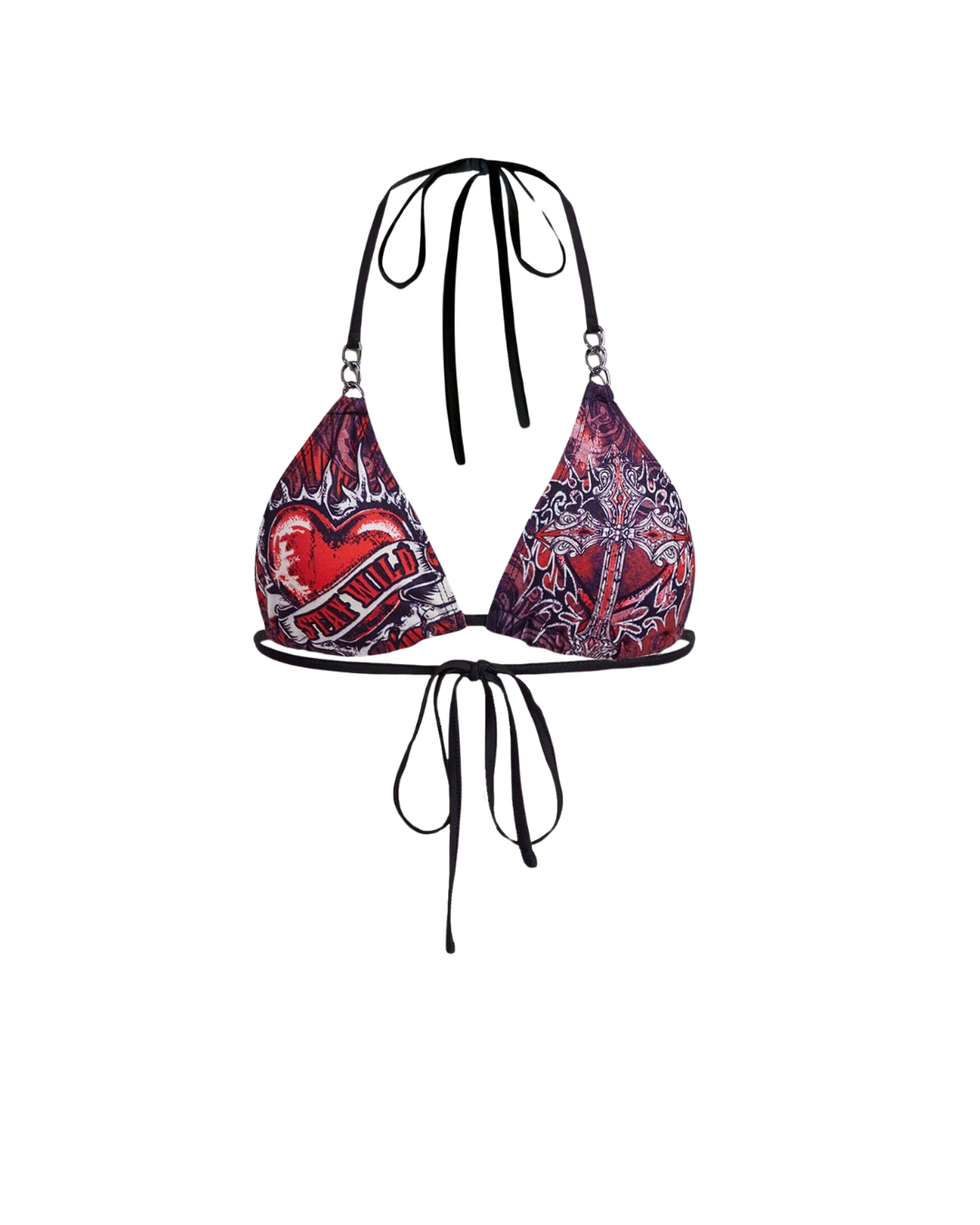 Heart & Wings Bikini Top