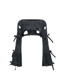 Hollow-shoulder knitted sweater