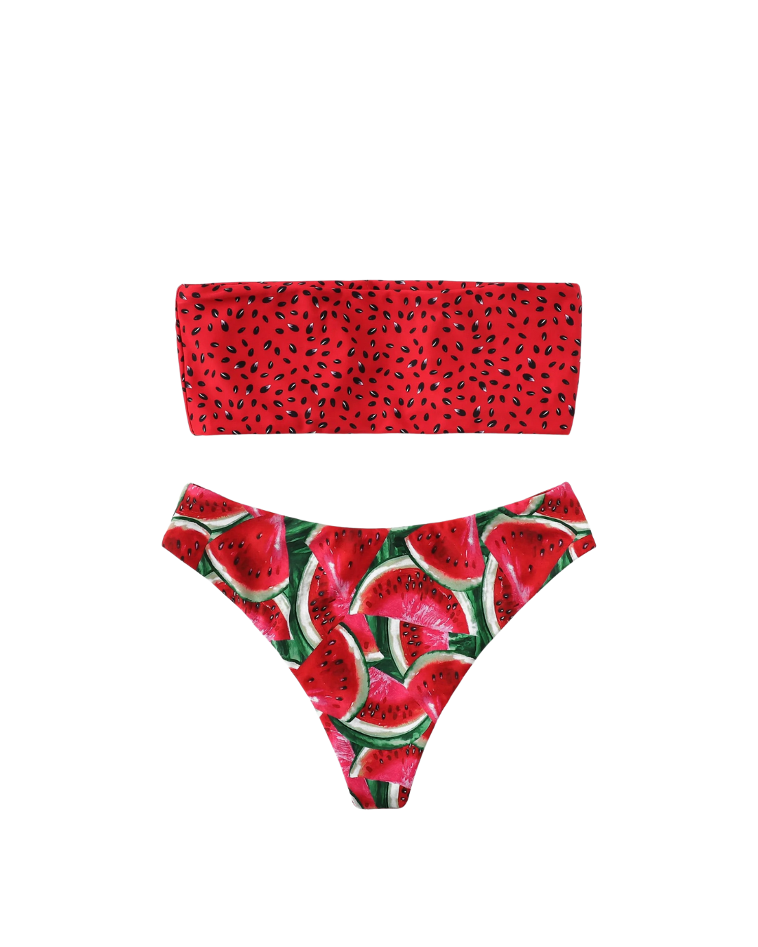 Watermelon Bandeau Bikini
