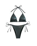 Metallic Halter Bikini