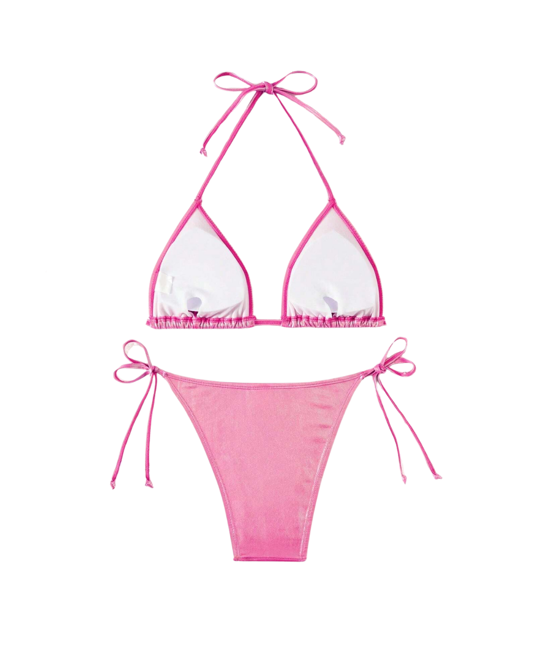 Metallic Halter Bikini
