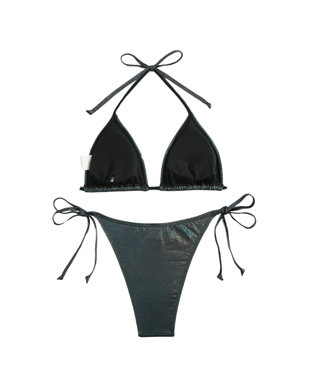 Metallic Halter Bikini