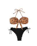 Knot Front Bandeau Bikini