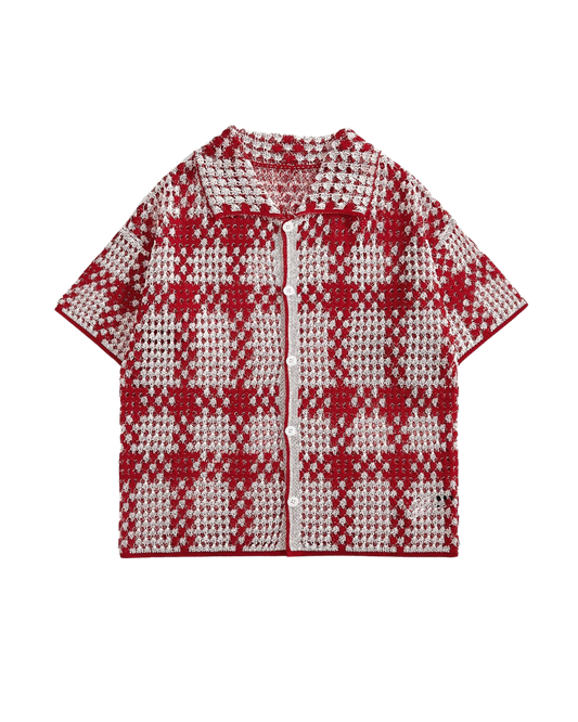 Chemise ample tricotée